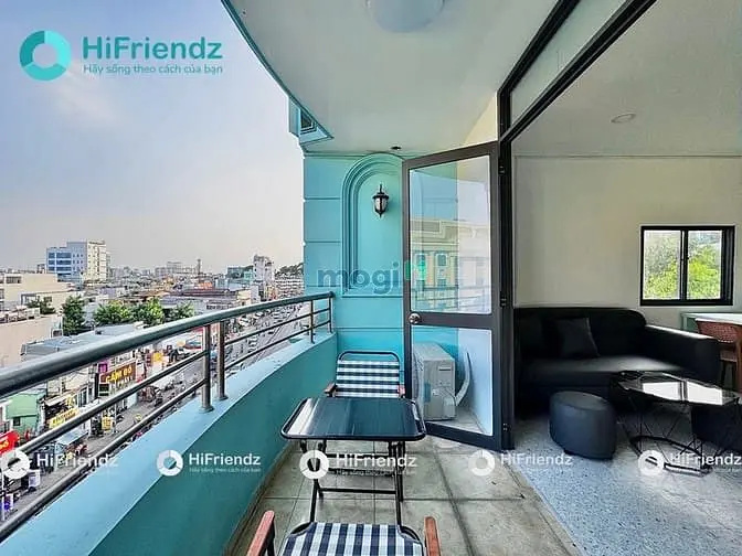 Cho Thuê Căn Hộ 1Pn Balcon Tầng Cao Cực Thoáng_Chợ Bà Chiểu_Bạch Đằng