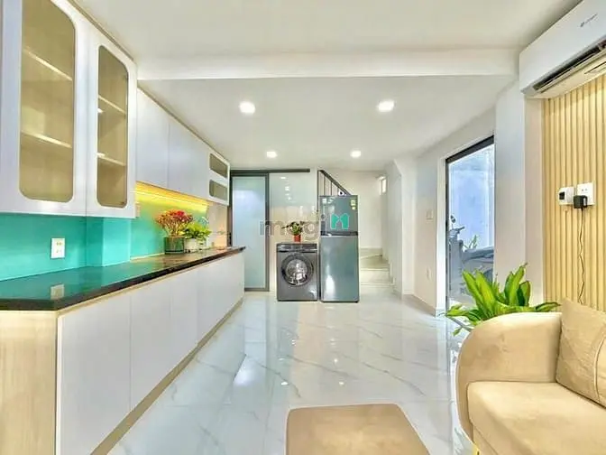 [ 3.38 Tỷ] Nhà 3 Tầng - Hẻm Xe Hơi Đậu Cửa - Có Sân Để 4,5 Xe Máy - Kh