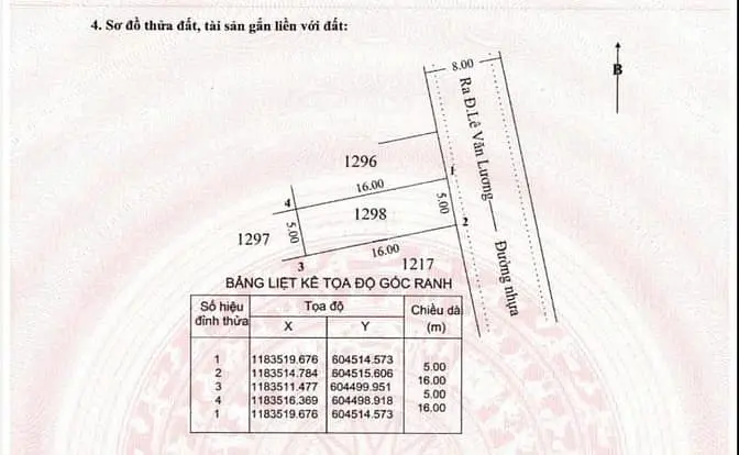 Kdc Sg South 1181 Lê Văn Lương - 80M2 - Chỉ 6 Tỷ 4