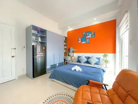Cho Thuê Căn Hộ Studio Full Nội Thất