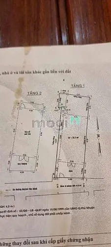 Bán Nhà Đẹp - Huỳnh Văn Bánh - Đặng Văn Ngữ - Ngang 5.5M - 85M2