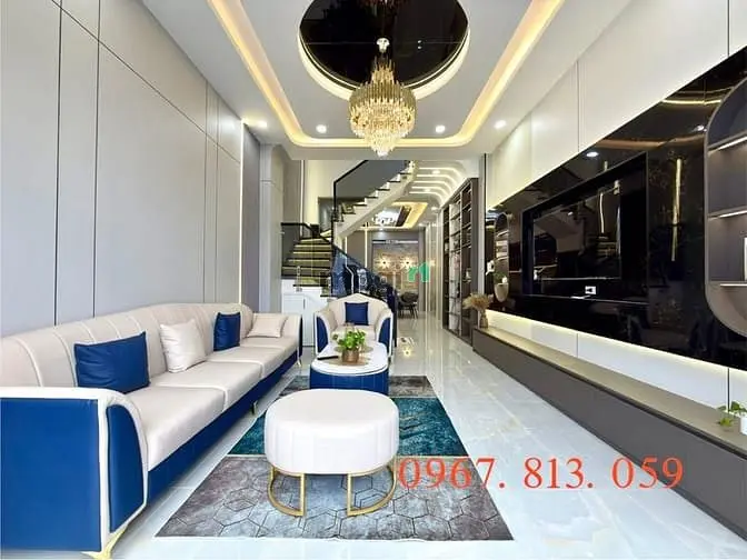Nhà Mặt Tiền Đường Thạnh Xuân 31, Dt:4X20M, Trệt, 3 Lầu, 4Pn, Sân Ô To