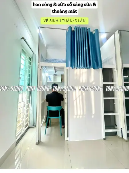 Ký Túc Xá Dạng Compact Miniduplex Ngay Cityland Center Hill - Bao Chi Phí - Phòng 4 Người