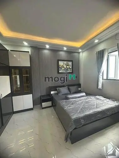 Nhà Hẻm Xe Hơi Nguyễn Oanh 4Mx14M Vuông Vức 4Pn 5Wc Có Sổ Hồng