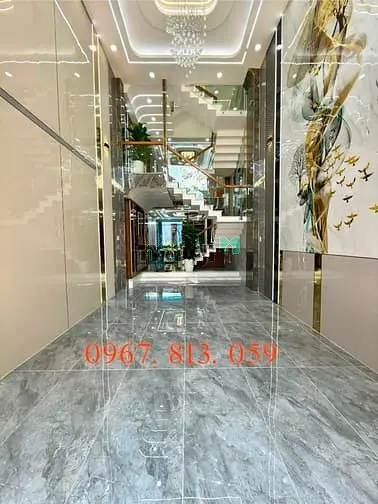 Nhà Thạnh Xuân 25, Dt:4X18M, Lửng, 3 Lầu, 4Pn, 6Vs, Gara Ô Tô, P.thờ