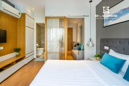 Phú Nhuận Studio Full Nội Thất – Tách Bếp, Cực Đẹp