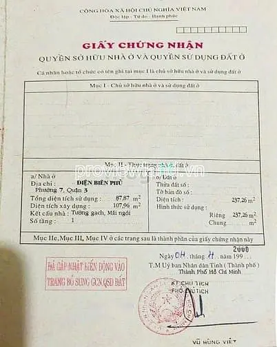 Bán Nhà Mt Điện Biên Phủ, Q3, 237M2, Ngang 10M, 2 Tầng, Hđt 150Tr/Th