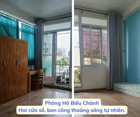 Phòng 25M2, Bếp, Ban Công, Tại Hẻm 48 Hồ Biểu Chánh, P11, Q. Phú Nhuận, 5 Triệu/Tháng,