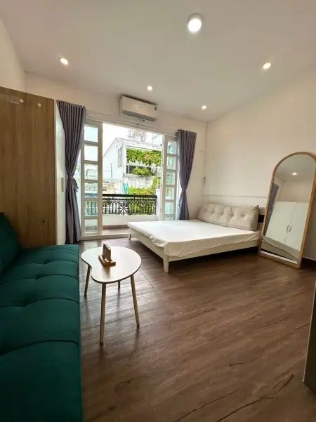 Căn Studio Full Mới 99% Full Nội Thất , Gần Cv Lê Văn Tám , Cv Gia Định