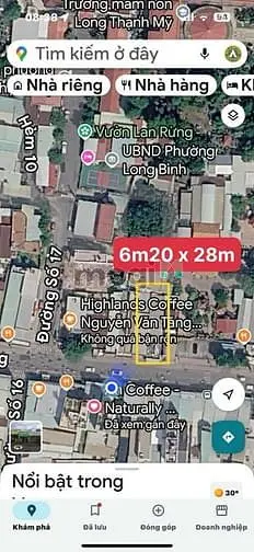 Bán Đất Mặt Tiền Nguyễn Văn Tăng.long Thạnh Mỹ, Q9 - Dt: 6.2X28