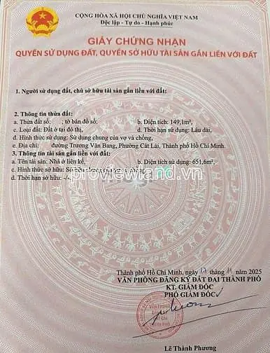 Bán Tòa Nhà Trương Văn Bang Cát Lái, Hầm 5 Tầng, Hoàn Công Đủ, 298M2