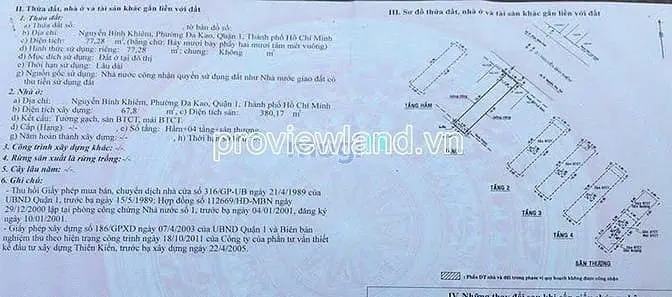 Bán Nhà Nguyễn Bỉnh Khiêm Q1, 380M² Sàn, Có Hầm + 5 Lầu, Hđt 72Tr/Th