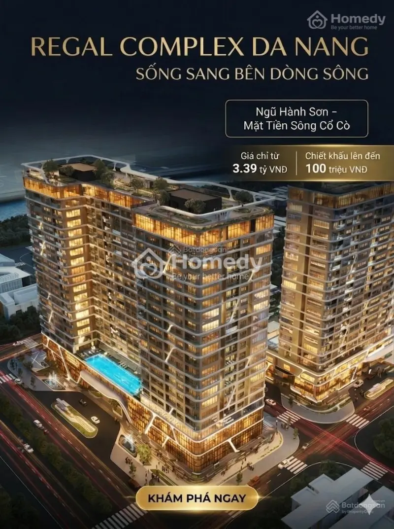 Bán Căn Hộ Regal Complex Chỉ Với 10% Ký Ngay Hđmb Căn Hộ 1Pn + View Biển +Sông+Sân Golf 0905969***