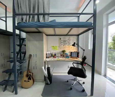 Ktx Ngay Cổng Đh Văn Lang - Giảm 15% 2 Tháng Đầu , Full Tiện Nghi, Bao Điện Nước Wifi, An Ninh 24/7