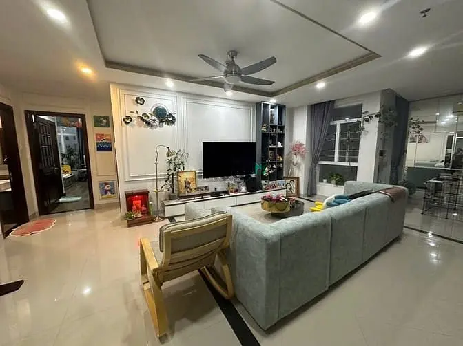 Cho Thuê Căn Hộ Him Lam Riverside Quận 7, 145M, 3Pn, 3Wc, Full Đồ