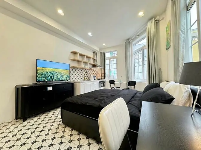 Cho Thuê Căn Hộ Cửa Sổ Thoáng_30M2_Bùi Viện_Đề Thám_Chợ Bến Thành_Q1