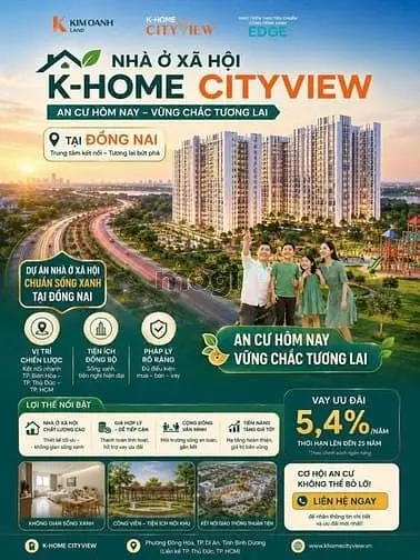 K-Home Cityview Biên Hòa – Nhà Ở Xã Hội Chuẩn Singapore
