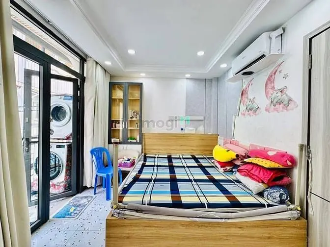 🏠 Nhà Mới Tinh, Gần Cv Gia Định - Dt 4.8 X 8, 3 Tầng Sân Thượng,3.49