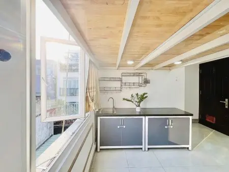 Gác Lửng Siêu Thoáng Full Tiện Nghi Tại Khuông Việt Gần Đh Văn Hiến, Công Viên Văn Hóa Đầm Sen