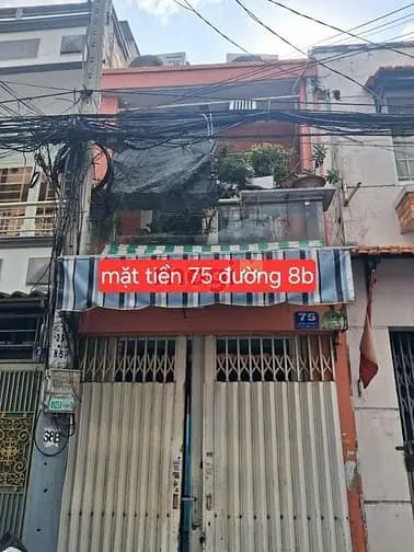 Dưới 3 Tỷ Có Nhà Mặt Tiền Đường 8B ,Gần Chợ Bình Long,Giáp Tân Phú