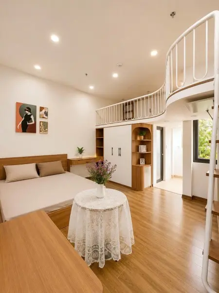 Studio Full Nội Thất Ngõ Quỳnh – Gần Bách Khoa, Tự Do Giờ Giấc, Có Ban Công