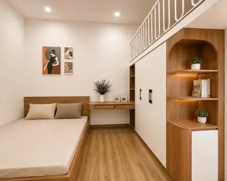 Studio Full Nội Thất Ngõ Quỳnh – Gần Bách Khoa, Tự Do Giờ Giấc, Có Ban Công