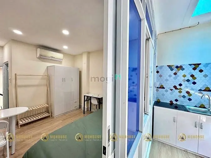 Balcony 1Pn Tách Bếp Full Nội Thất Ngay Võ Thị Sáu Quận 1