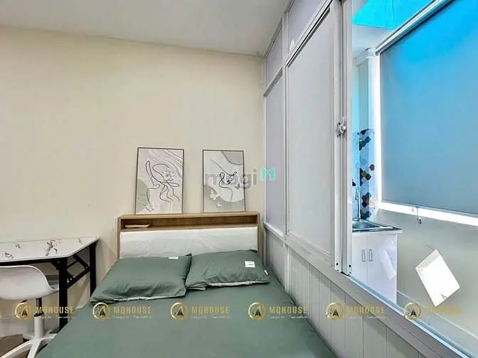 Balcony 1Pn Tách Bếp Full Nội Thất Ngay Võ Thị Sáu Quận 1
