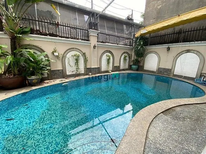 Nguyên Căn+Hồ Bơi (10X22M) Thảo Điền, Q2 - 1 Trệt 2 Lầu. Giá 78Tr/Th