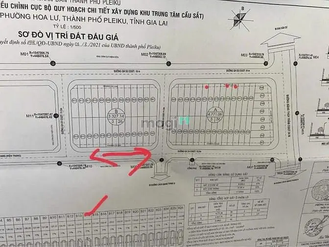 Bán Lô Góc Mặt Tiền Cô Giang Khu Đấu Giá Phường Hoa Lư