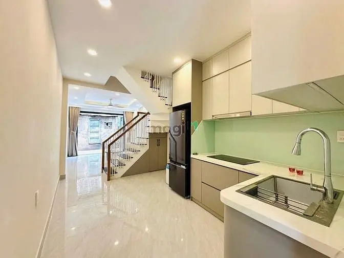 Bán Nhà Gò Vấp, 160M2 Sd, 4 Tầng, Hẻm 6M Thông Phan Văn Trị, 6 Tỷ 95Tl