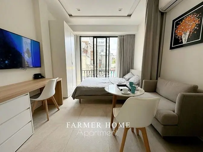 Studio Balcony Thang Máy Full Nội Thất Ngay Nguyễn Văn Đậu