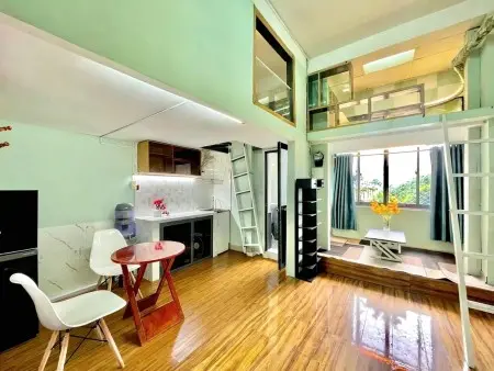 Cho Thuê Căn 8Tr, P.a12.2, 40M2, Có 2 Gác Ngủ (2 Pn). Đường Số 3 Trần Não An Khánh, Gần Thảo Điền