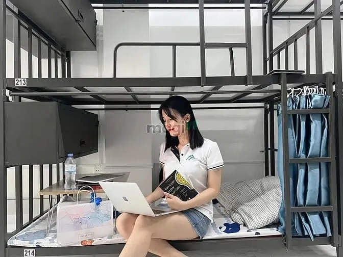 Kí Túc Xá Chỉ Từ 43K/Ngày Đã Bao Gồm Đầy Đủ Tiện Nghi : Free Điện,....
