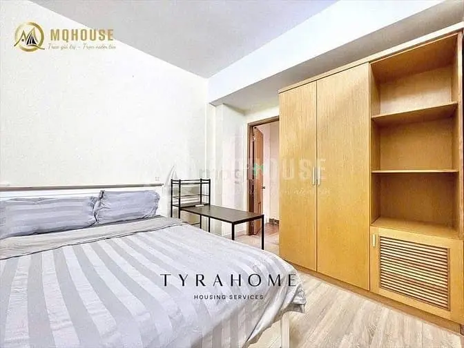 Studio Balcony Thang Máy Hầm Xe Full Nội Thất Ngay Khu Phố Nhật
