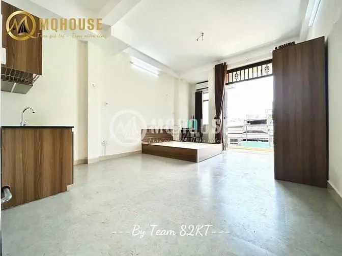 Studio Balcony 40M2 Siêu Rộng Full Nội Thất Giáp Quận 1