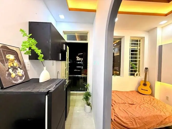Chdv Studio Có Bancol, 1 Pn Tách Bếp, Full Nội Thất Giá 5Tr2/Th