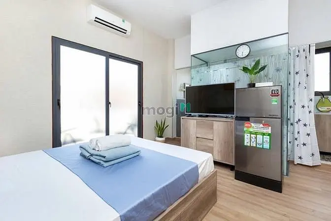 Studio Balcony Full Nội Thất Ngay Nguyễn Văn Thủ