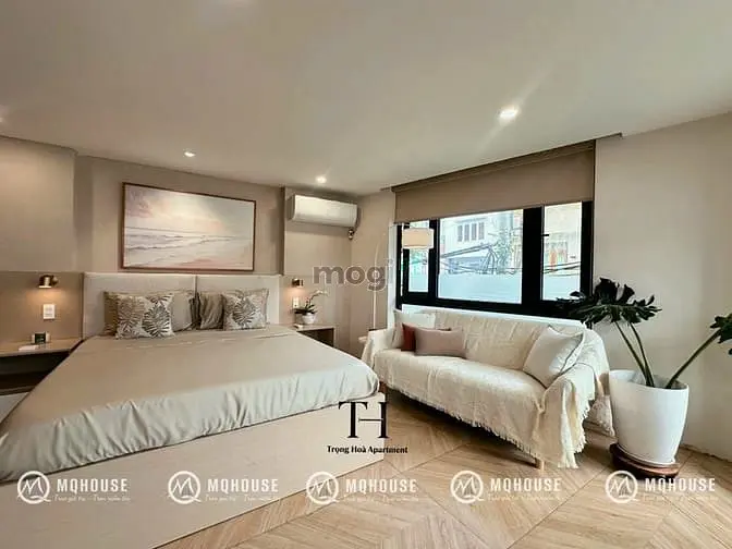 Căn Hộ 1Pn Có Gu Tone Gỗ Sáng Đẹp Như Studio Chụp Hình Gần Chợ Bà Chiể
