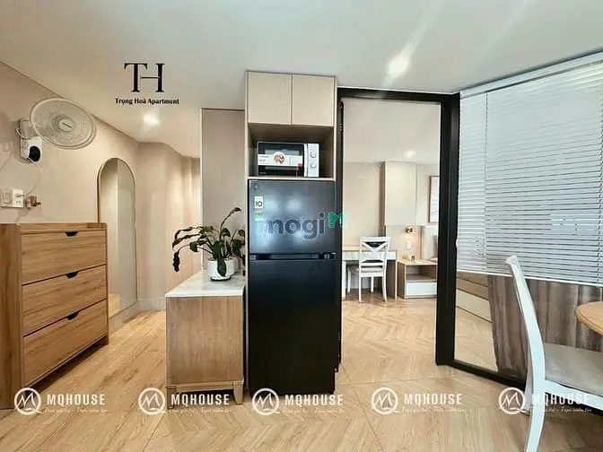 Căn Hộ 1Pn Có Gu Tone Gỗ Sáng Đẹp Như Studio Chụp Hình Gần Chợ Bà Chiể