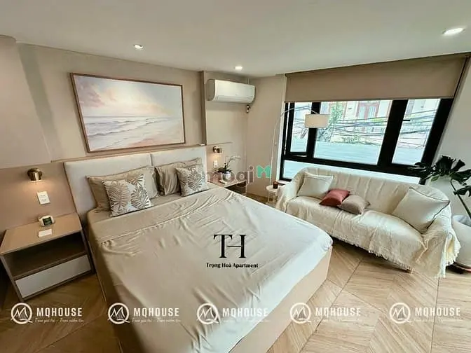 Căn Hộ 1Pn Có Gu Tone Gỗ Sáng Đẹp Như Studio Chụp Hình Gần Chợ Bà Chiể