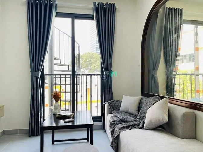🏡 Căn Hộ 1Pn Ban Công Hiện Đại Tone Xanh Mát Ngay Trung Tâm Q3