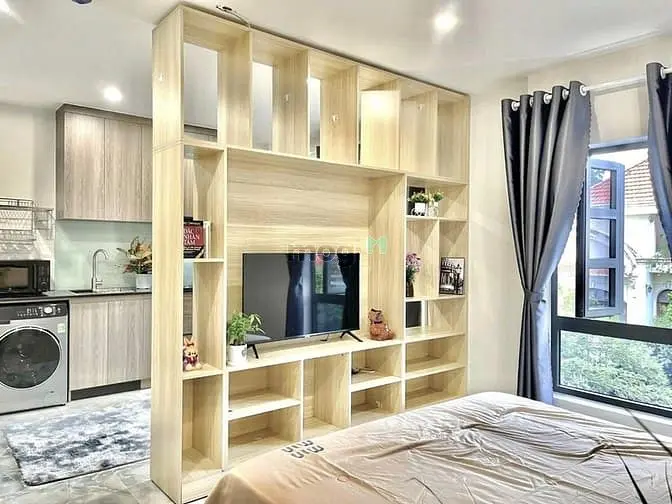 🎉 Studio Hiện Đại Tách Biệt Không Gian Ngủ - Toà Nhà Lớn Pccc Đầy Đủ