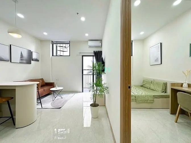 🏡 Căn Hộ 1Pn Ban Công Mới Leng Keng Xà Beng Gần Cv Gia Định