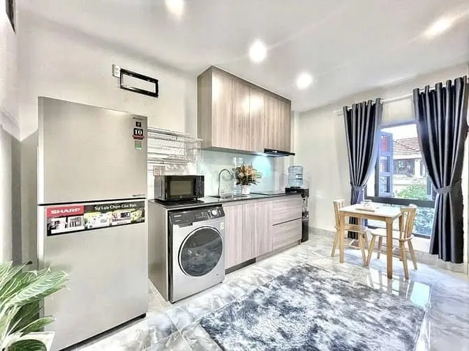 🎉 Studio Hiện Đại Tách Biệt Không Gian Ngủ - Toà Nhà Lớn Pccc Đầy Đủ