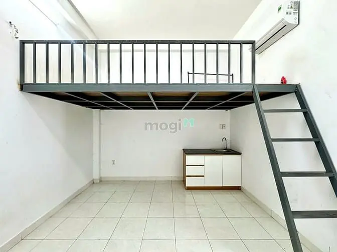Phòng Trọ Có Gác Rộng Sẵn Máy Lạnh Bếp