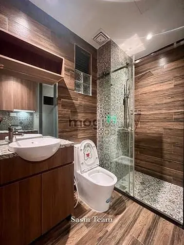 🎉 Studio Ban Công Cây Xanh Cực Chill - Full Nt Tone Gỗ Nâu