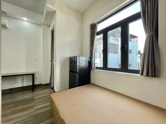 🎉Studio Ban Công - Mg Máy Sấy Riêng - Full Nt Tone Gỗ Gần Cầu Thị Ngè