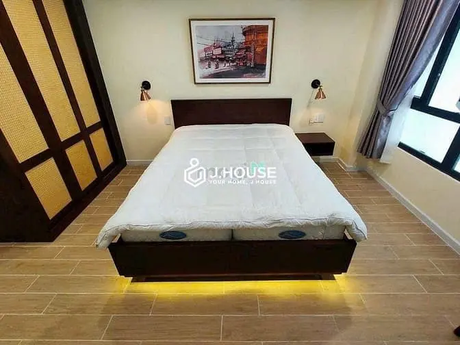 🎉Duplex 1Pn Cao Cấp , Nt Đầy Đủ Tone Gỗ Nâu Mix Đèn Vàng Ấm Cúng
