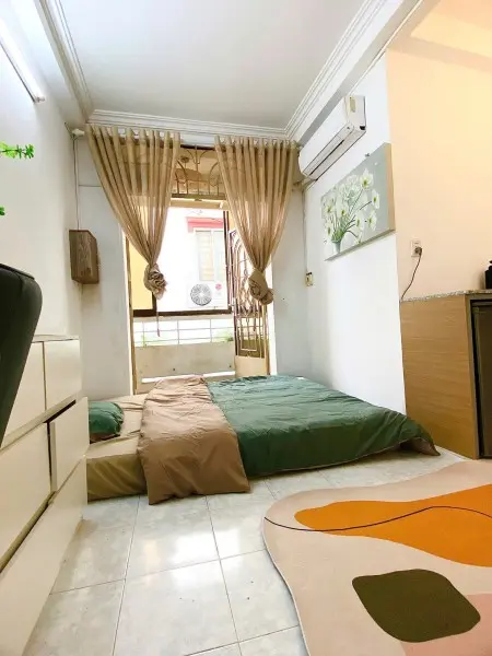 Studio Lầu 1- 30M2- Bancol Lớn- Full Nội Thất- Free Xe- Giặt Sấy Cao Cấp- Cho Nuôi Pet- 6Tr/Th